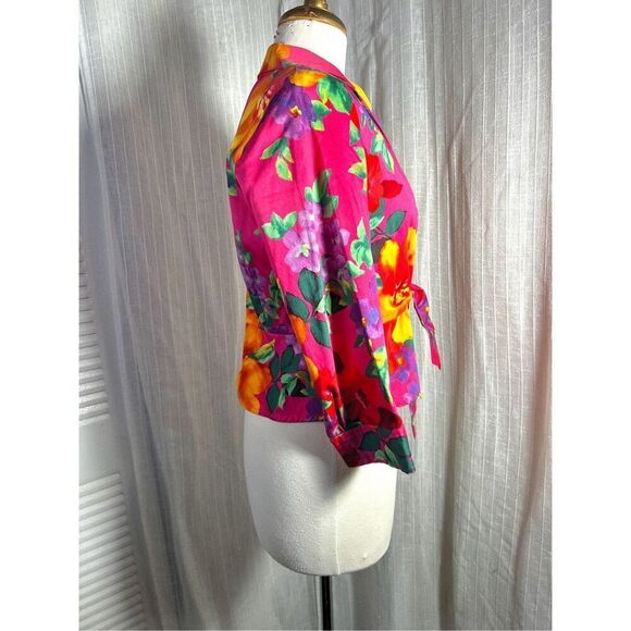 Jones New York | Women's | Blazers | Petite S | Bright Floral Blazer - Picture 5 of 5